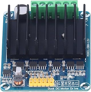 DC Motor Drive Module, Dual Channel Reversible Control High Speed Switch PCB Material Motor Driver Controller for General DC Machine