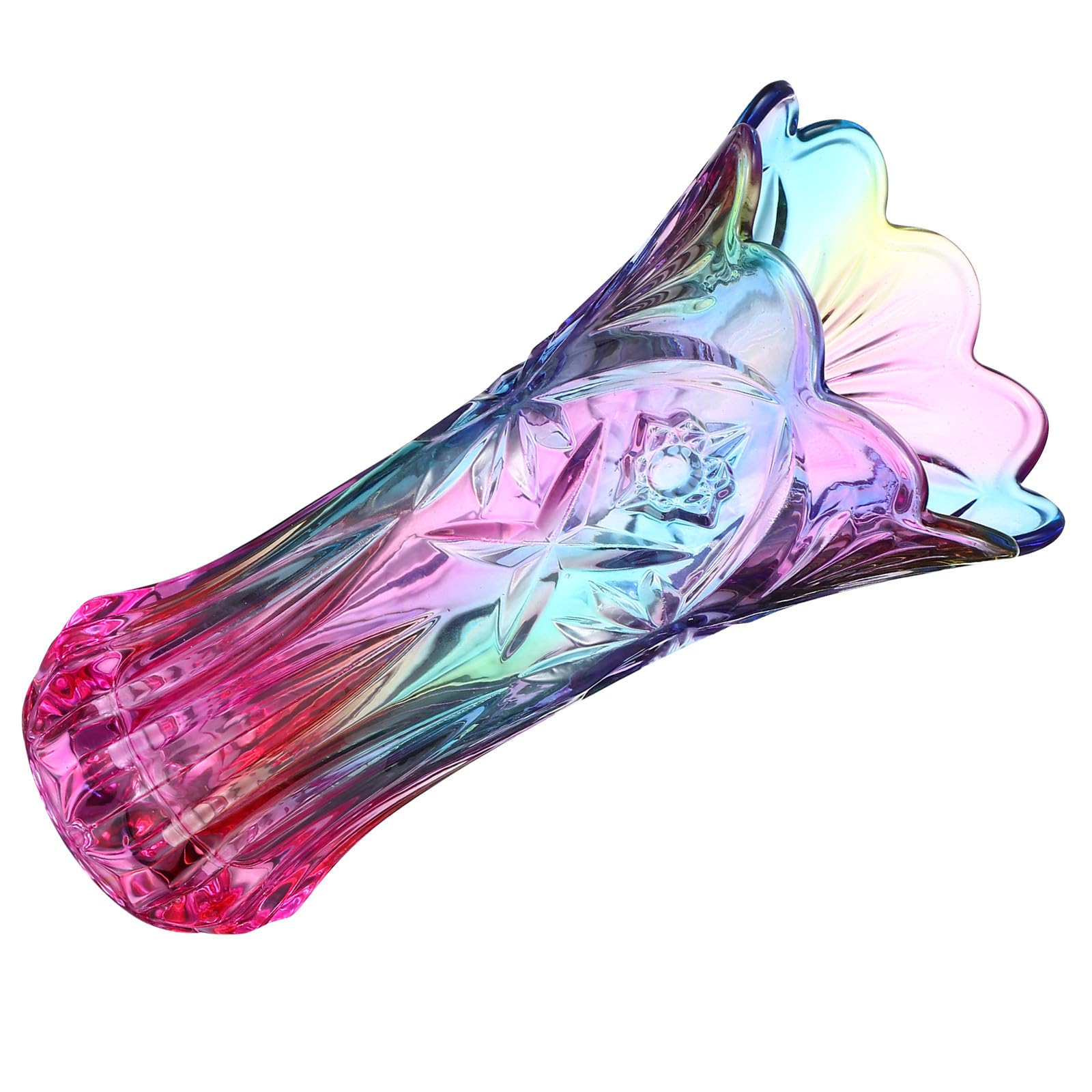 Vase en verre coloré Zerodeko cadeau idéal décoratif pour la maison