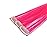 SWACC 12 Pcs Straight One Color Party Highlights Clip on in Hair Extensions Colored Hair Streak Synthetic Hairpieces (Neon Pink)
