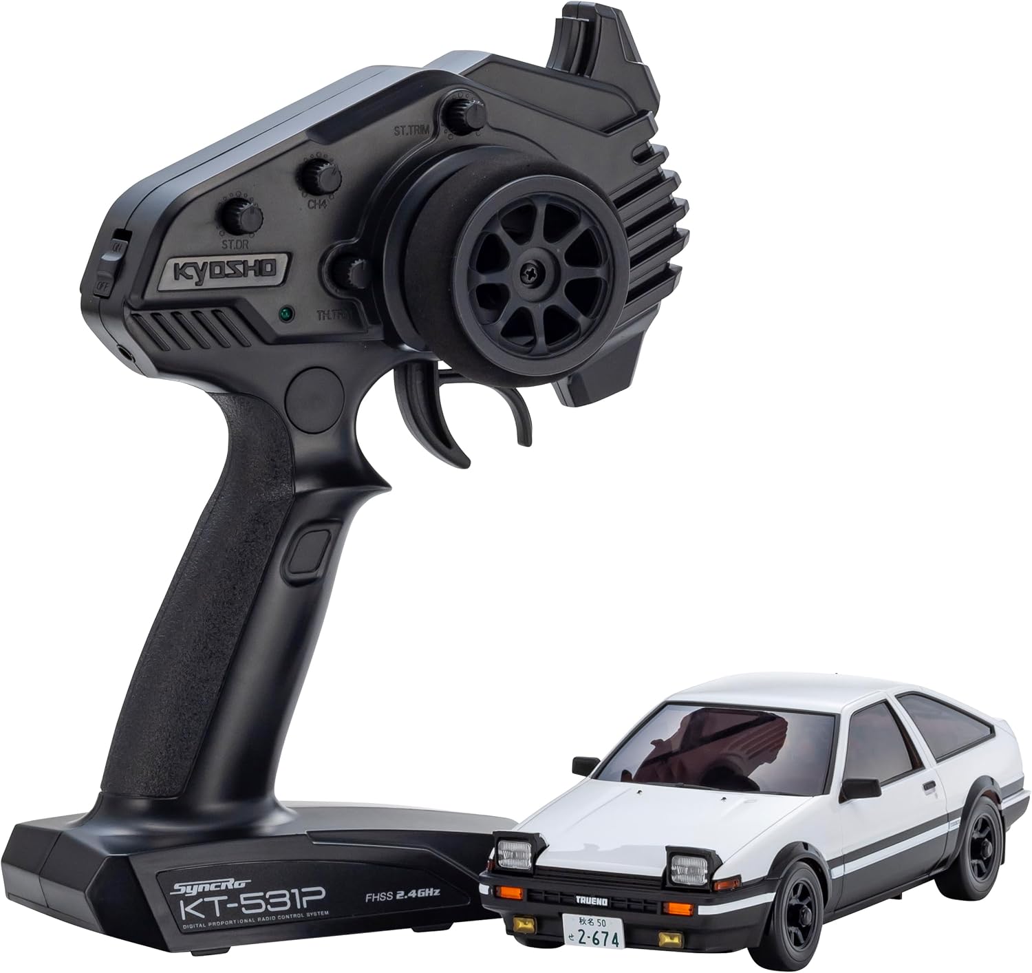 Kyosho KYO32651ID Mini-Z AWD Toyota Sprinter Trueno AE86 Initial D RC Car