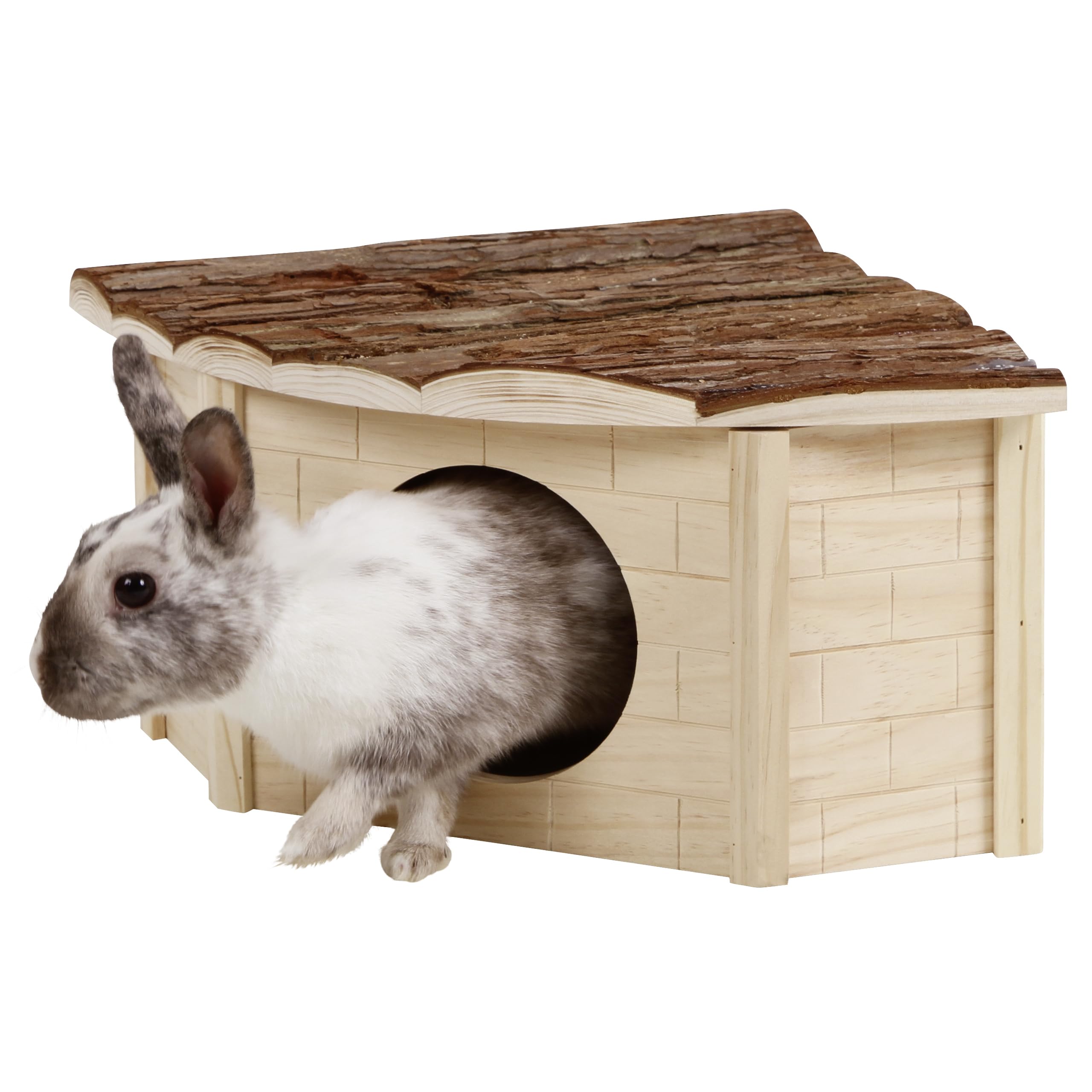 Kerbl Corner House for Rodents Nature, 25 x 25 x 17 cm