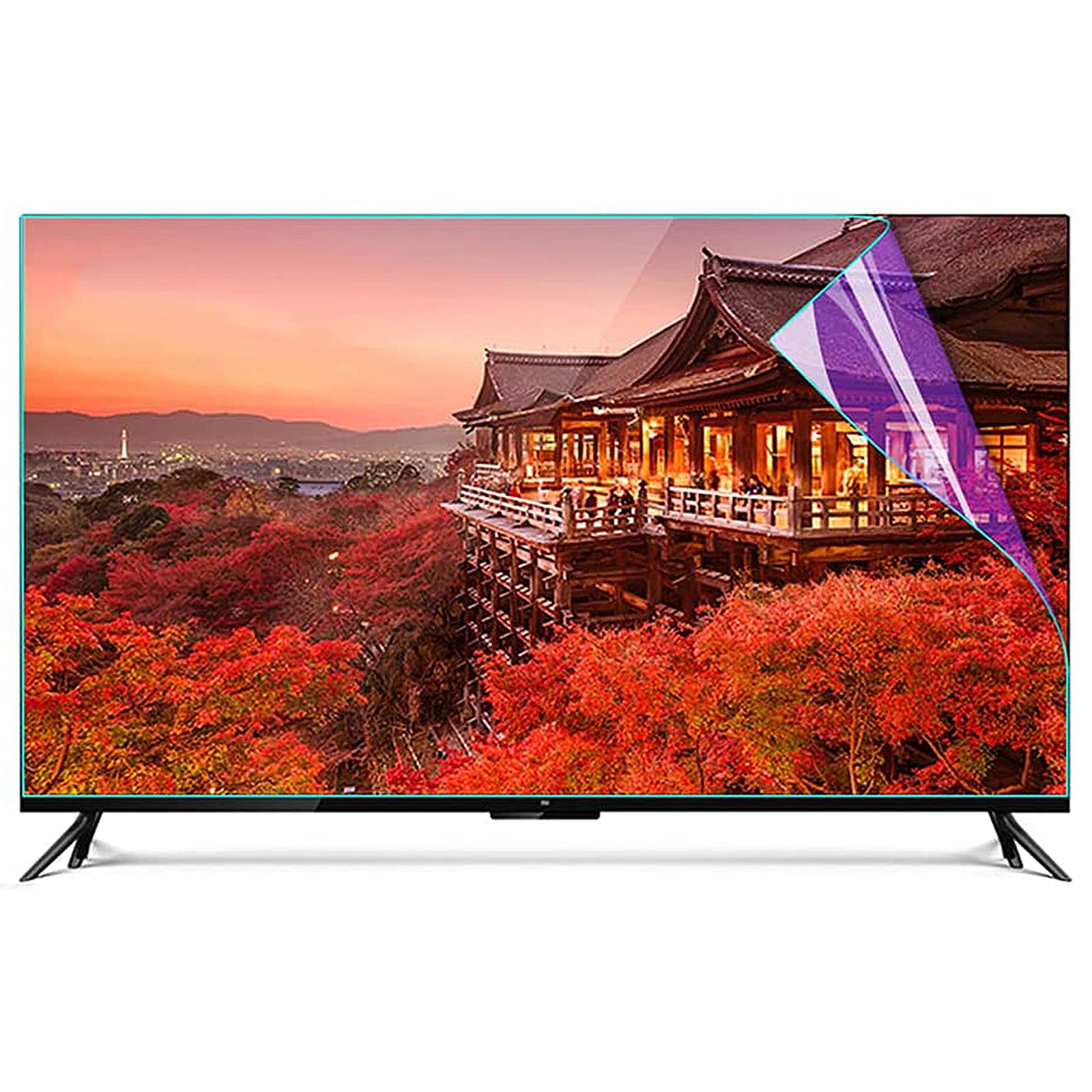 Folia ochronna na ekran telewizora z powłoką antyrefleksyjną i anty-odblaskową do telewizorów 32-75" HD, łagodząca zmęczenie oczu, do telewizorów LCD/Led - 58 c，34 inch 815 * 345mm