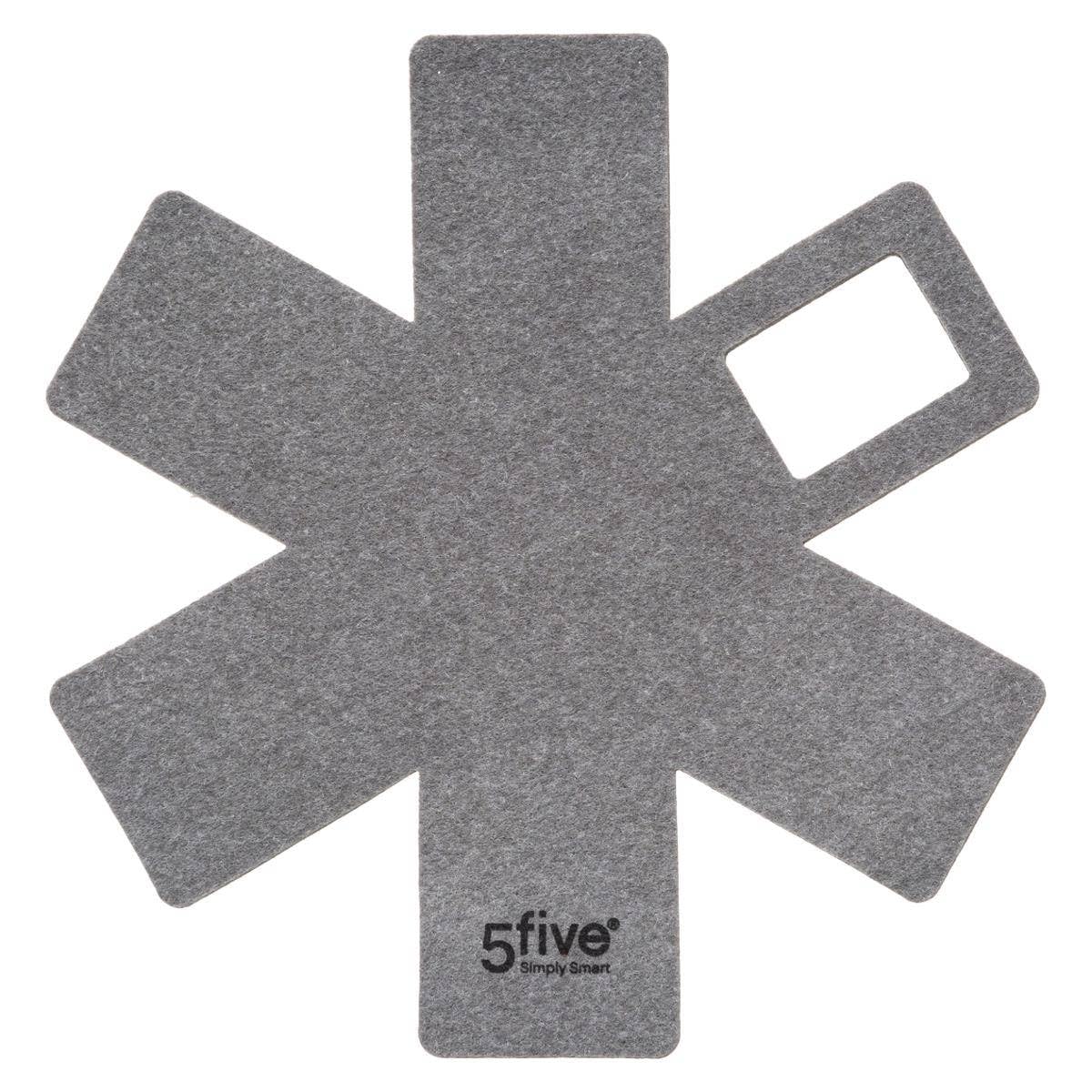 5five 6 protezioni antigraffio grigio-nere