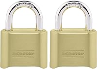 Vista 8 de Master Lock Candado, establece tu propia cerradura de combinación de letras, 2 pulgadas de ancho, 175 DWD, 1 pulgada, marrón