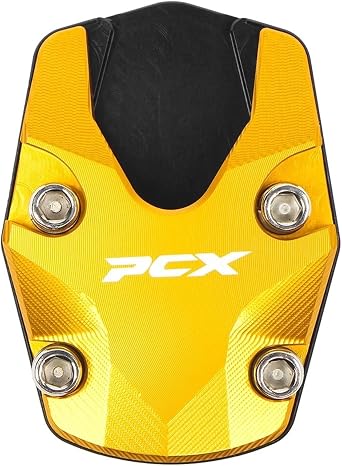 for Hond&a ADV160 PCX160 PCX150 PCX125 PCX 160 150 125 Motorcycle Aluminum Kickstand Foot Side Stand Extension Pad Support Plate Motorcycle Side Foot Extender