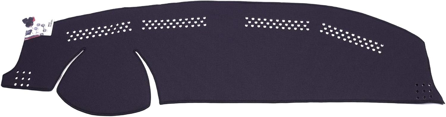 WellVisors Black Dash Mat Dashboard Cover Compatible with BMW 2003-2008 Z4