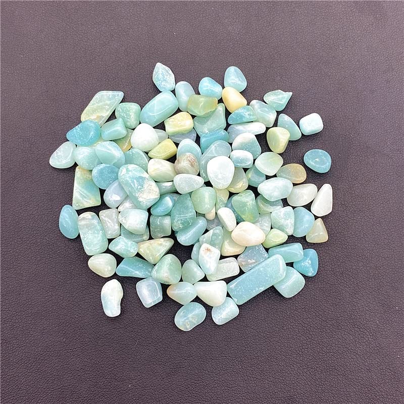 Ghiaia di Quarzo Amazonite Naturale da 50 g Adatta for Il Regalo di Decorazione dell'acquario Domestico Raccolta domiciliare