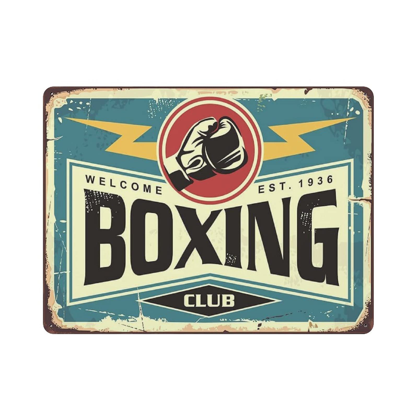 Metal Tin Sign Welcome Bowling Club Vintage Tin Poster Metal Sign Wall Decoration Country Kitchen Home Garage Decor 12"x16"