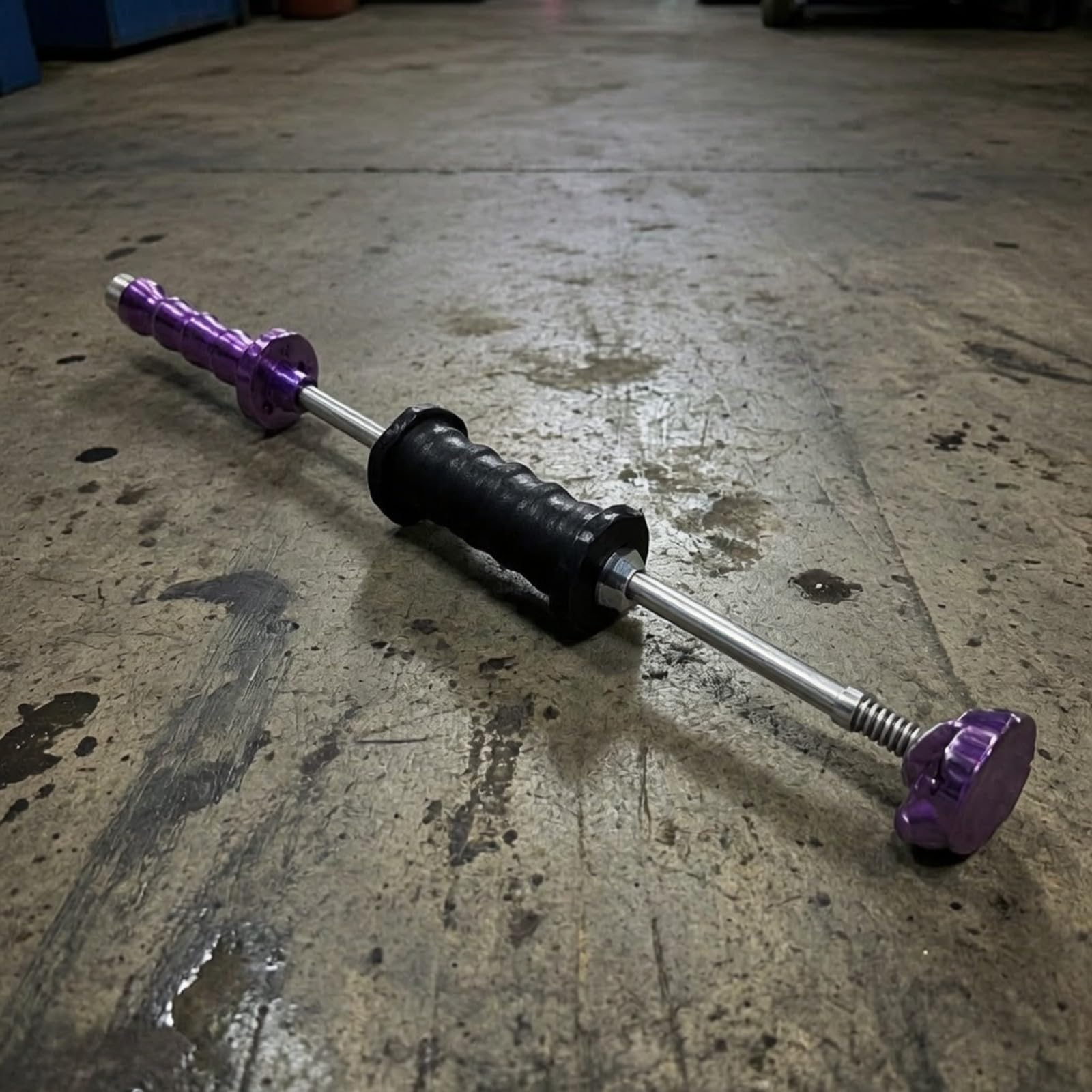 Colcolo Leva per Riparazione Ammaccature Auto con Maniglia Comoda in Gomma Nera E Molla Integrata per Controllo Tirata Durante Riparazione Adatto per Officine Meccaniche Specializzate