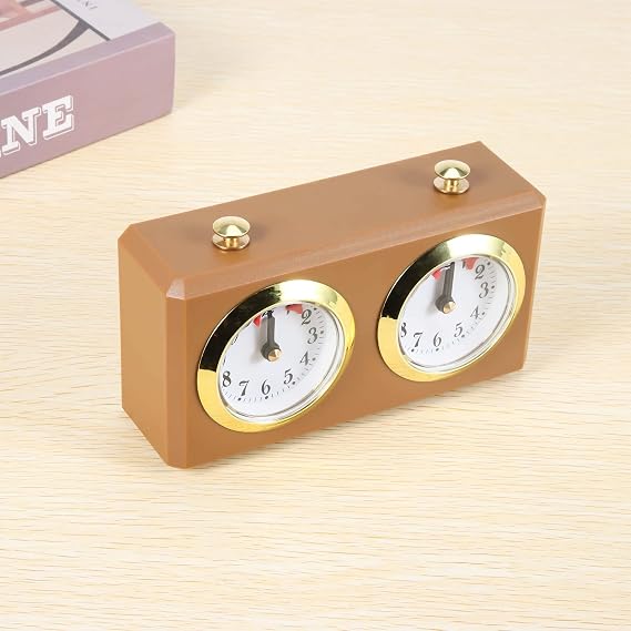 Chess Clock Timer, Mechanical Chess Clock Analog for Chess Game Tournament Board Game