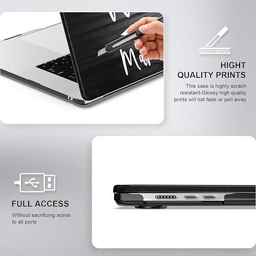 Miniatura 6 de iCasso Funda compatible con MacBook Air de 15 pulgadas 2024 2023 M3 M2 Chip modelo A3114 A2941 con pantalla de retina líquida, carcasa rígida de