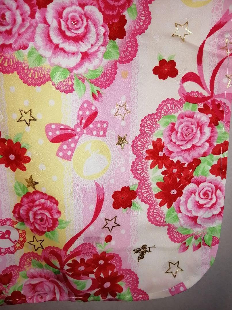 松田聖子ブランド七五三 3歳.着物.被布.女の子セット巾着 髪飾り 草履付3⑩