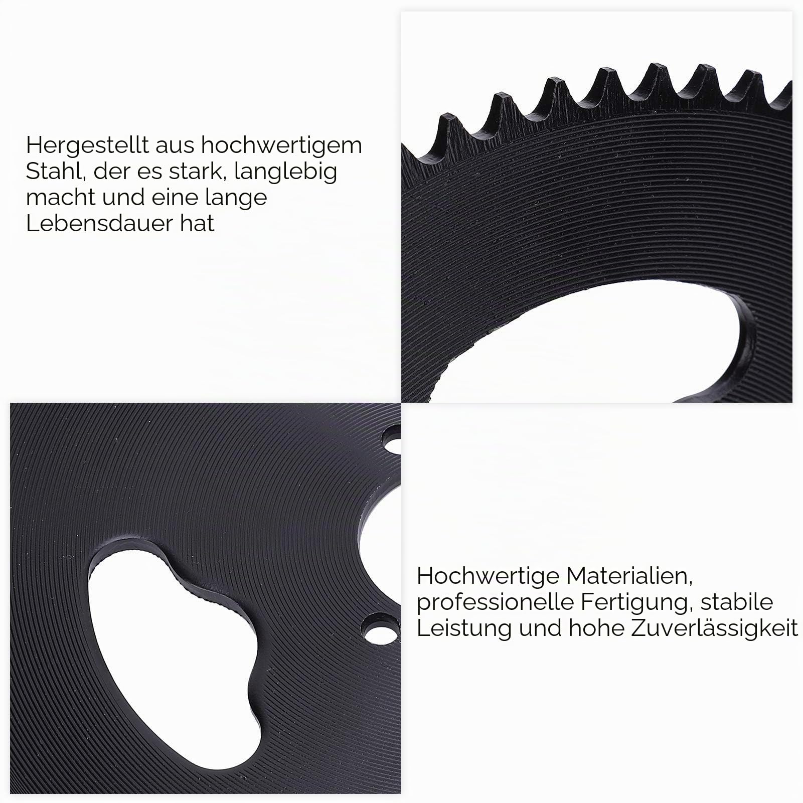 VGEBY Stahl Kettenrad, T8F 74T Zahn 35MM Motorrad Kettenrad Langlebiges Motorrad Ersatzzubehör