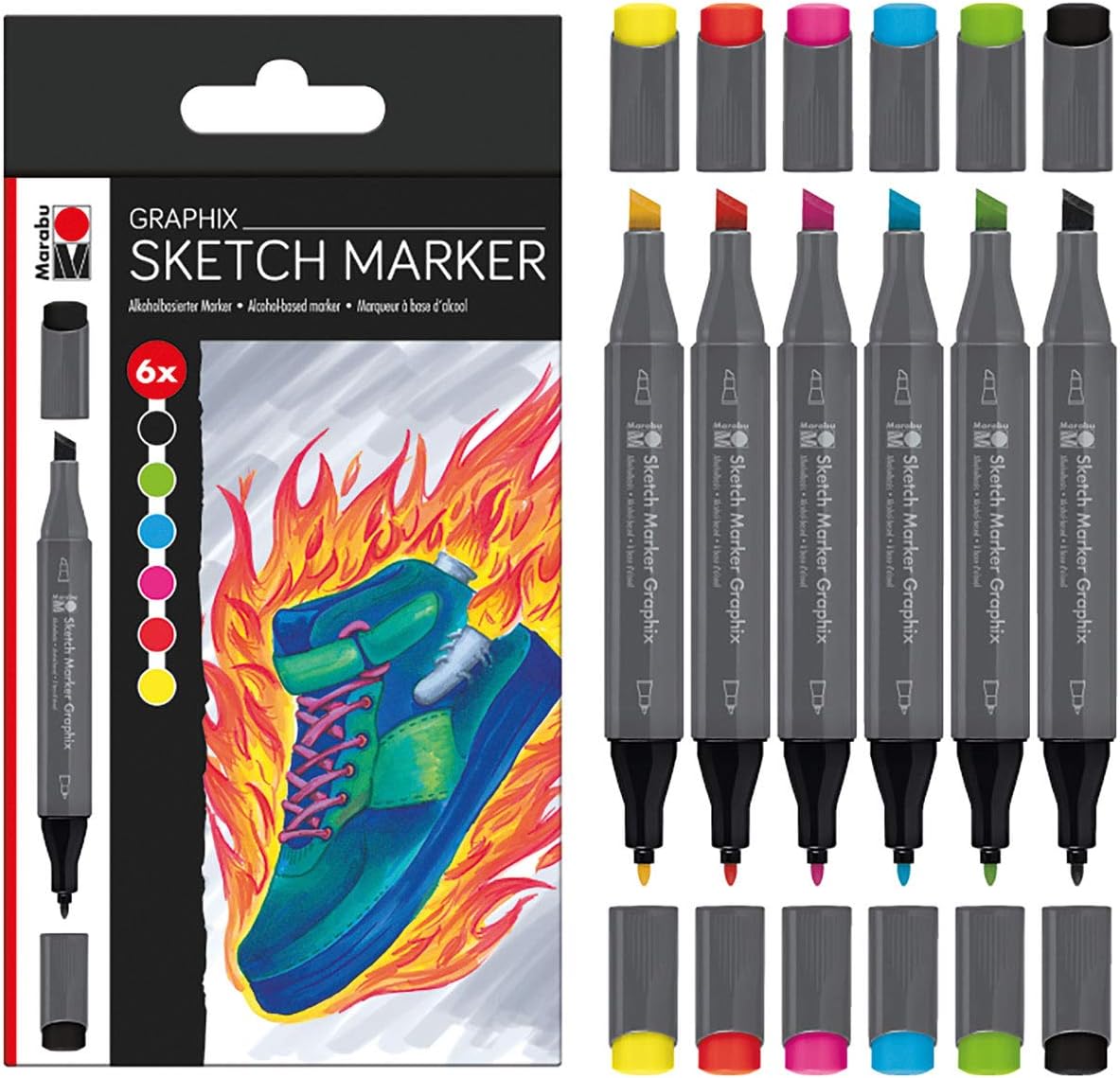 Graphix MARABU SKETCH MARKER HEAT
