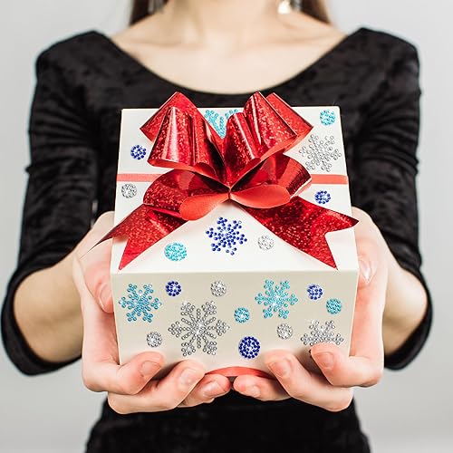 Vista 42 de Epakh 84 calcomanías de estrella de diamantes de imitación, calcomanías de estrella de cristal autoadhesivas con purpurina plateada, para paquete