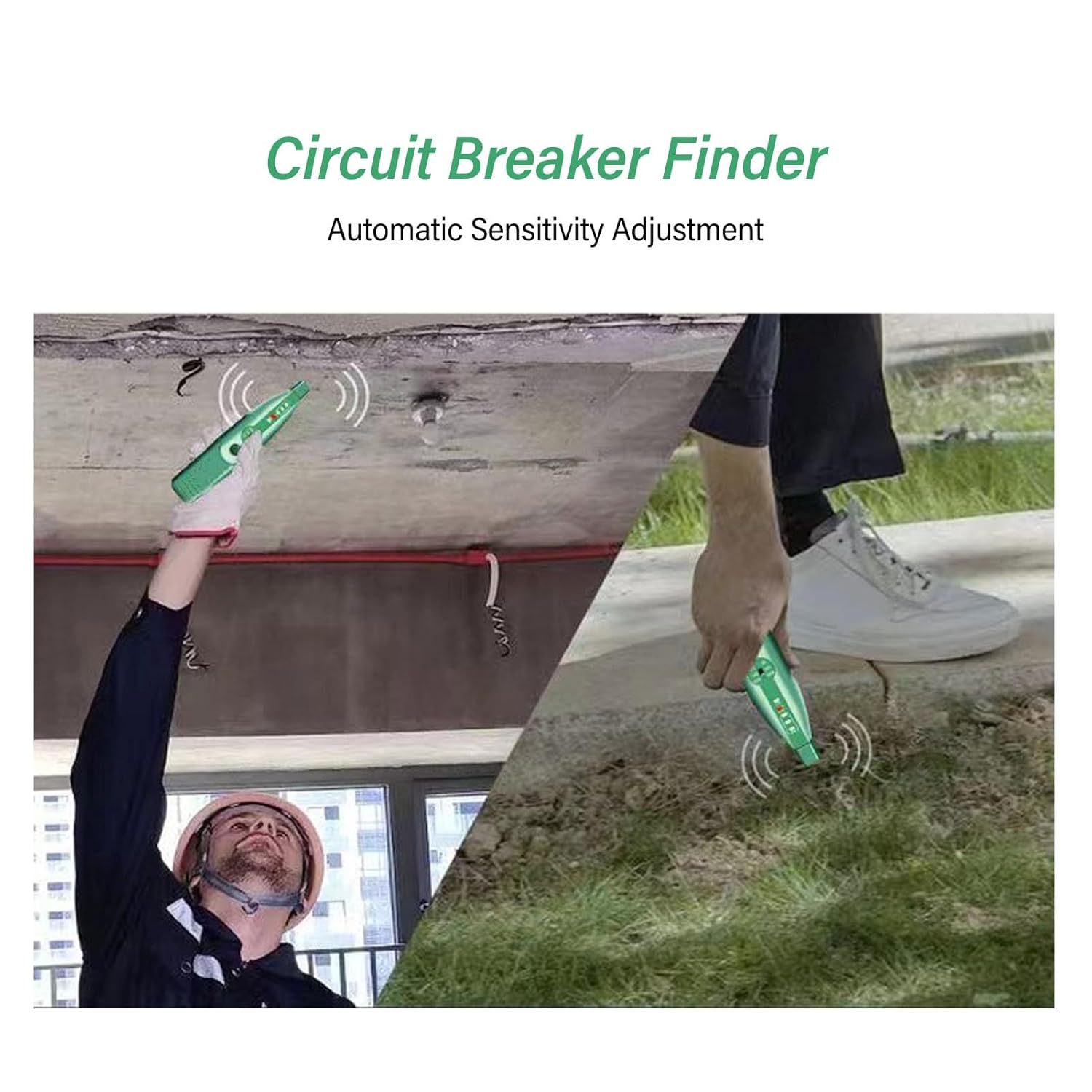 Circuit Breaker Finder, MS5902A 3 Indicator Lights Automatic Circuit Breaker Finder Locator Plug Socket Tester Outlet Tester, Locates Breakers, Tests Receptacles and GFCI Circuits