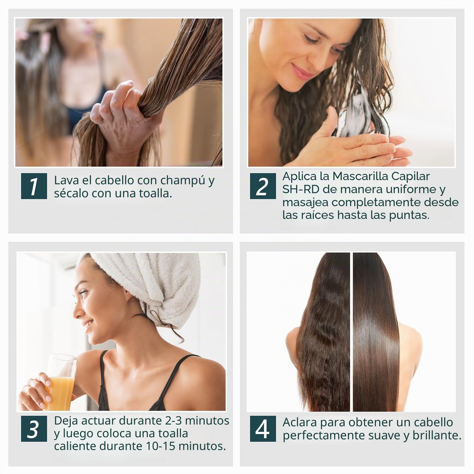 SH-RD Hair Mask for Dry Damaged Hair, Deep Conditioning Hair Moisturizer for Curly and Color Treated Hair Repair, Hydrating Argan Oil Hair Care Product - 400ml