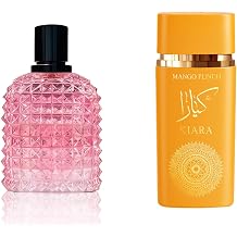 AFLUXE Womens Perfume Set 2 Pack, Eau De Parfum Spray - Milano Women/Kiara Mango Punch, Tropical Fruity & Floral Scents, Long Lasting Gift Set