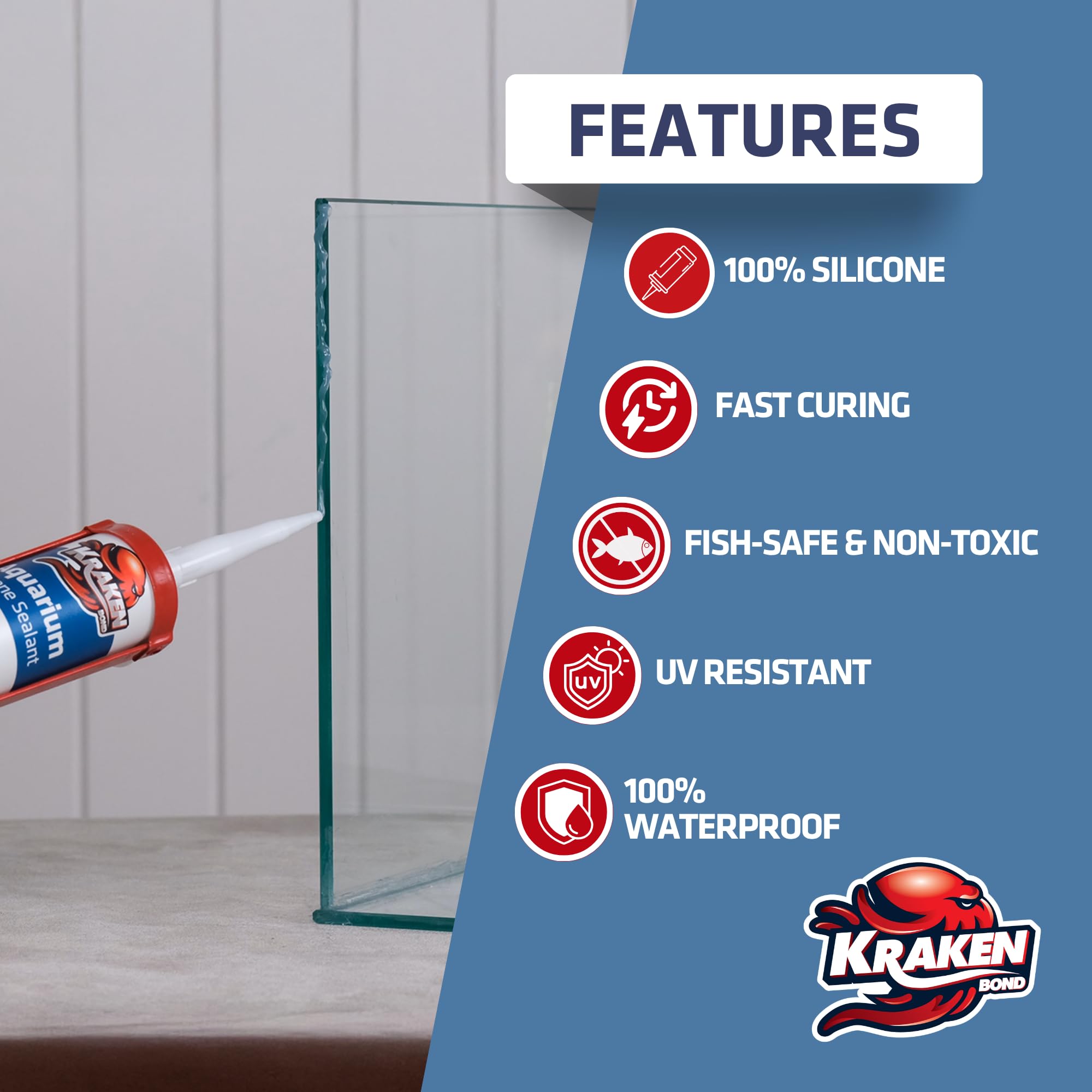 Kraken Bond Aquarium Silicone - 2 Pack -2