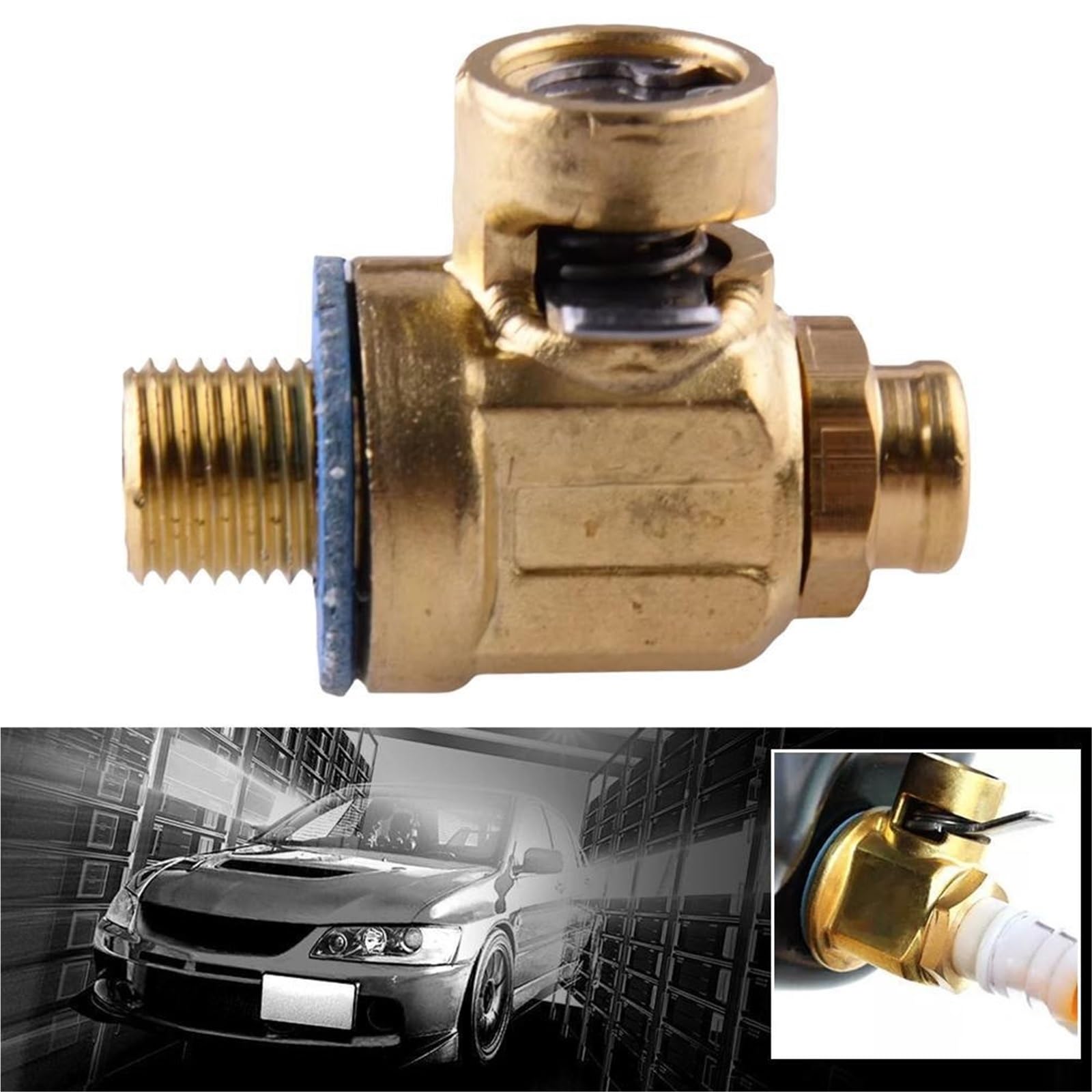 Blow Off Valve Do samochodów zamiennych Do Fumoto F103 F133 Lekkie ciężarówki Akcesoria Części silnika Zawór spustowy oleju Turbo Splitter Zawór