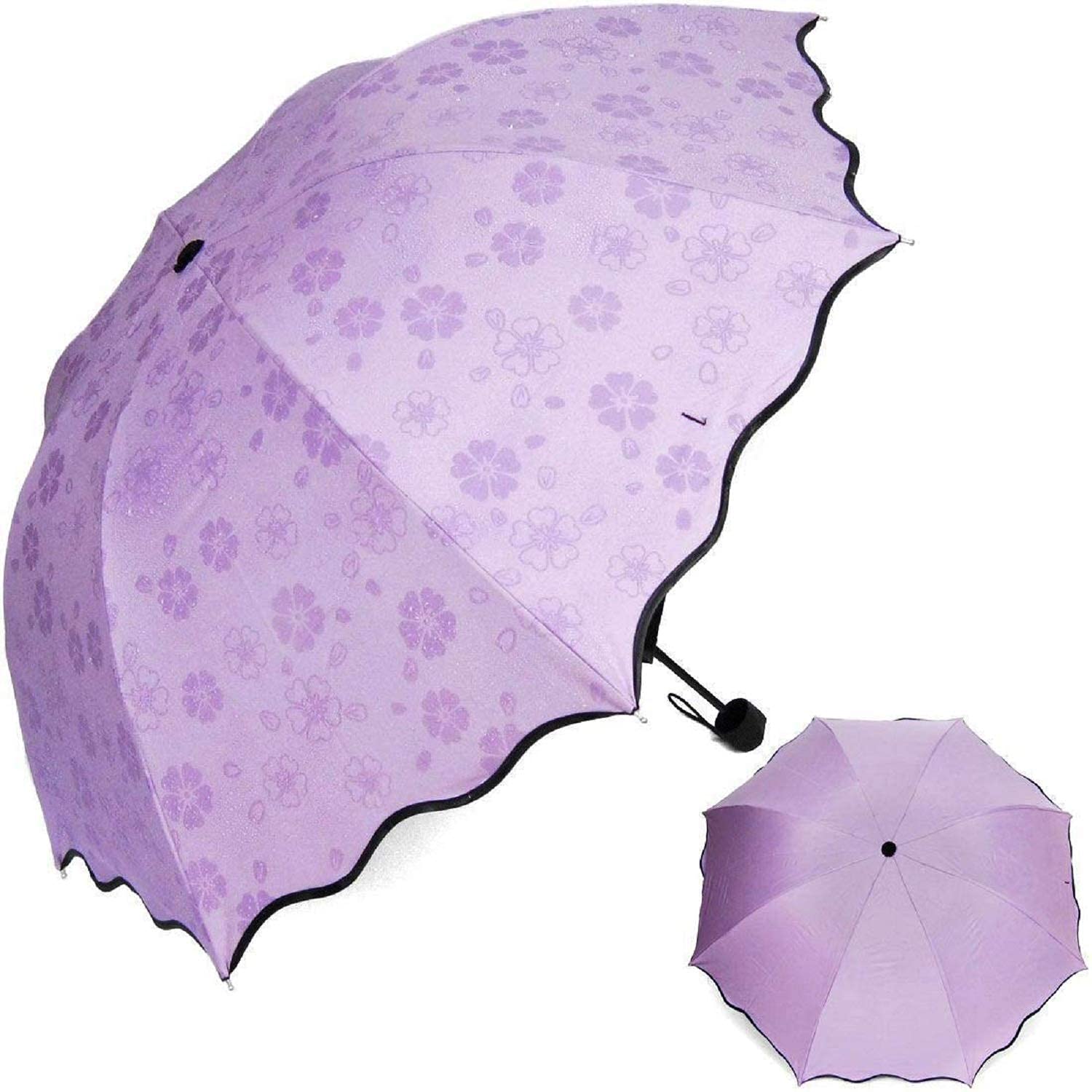 SAJANI 3 Fold with Auto Open and Close Umbrella, Large