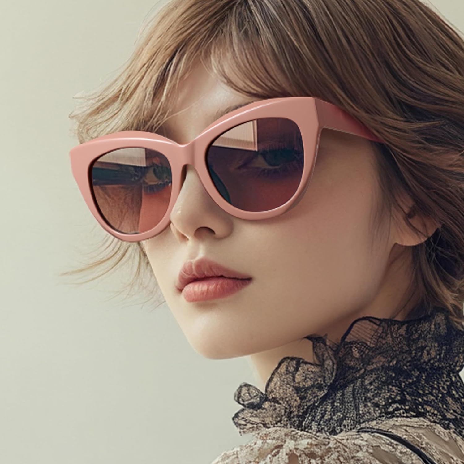 ZENOTTIC Trendy Polarized Women Sunglasses: Retro Cateye Shades - Sun Glasses Designed for Vacation with UV400 Protection - Image 2