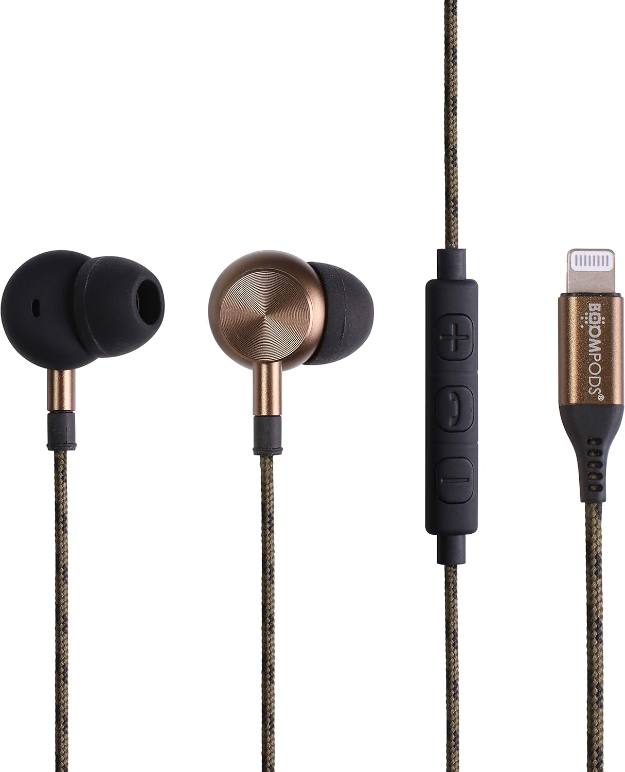 Boompods Digibuds Lightning MIFI Earbuds Best inEar Digital Earbuds with Lightning Connector