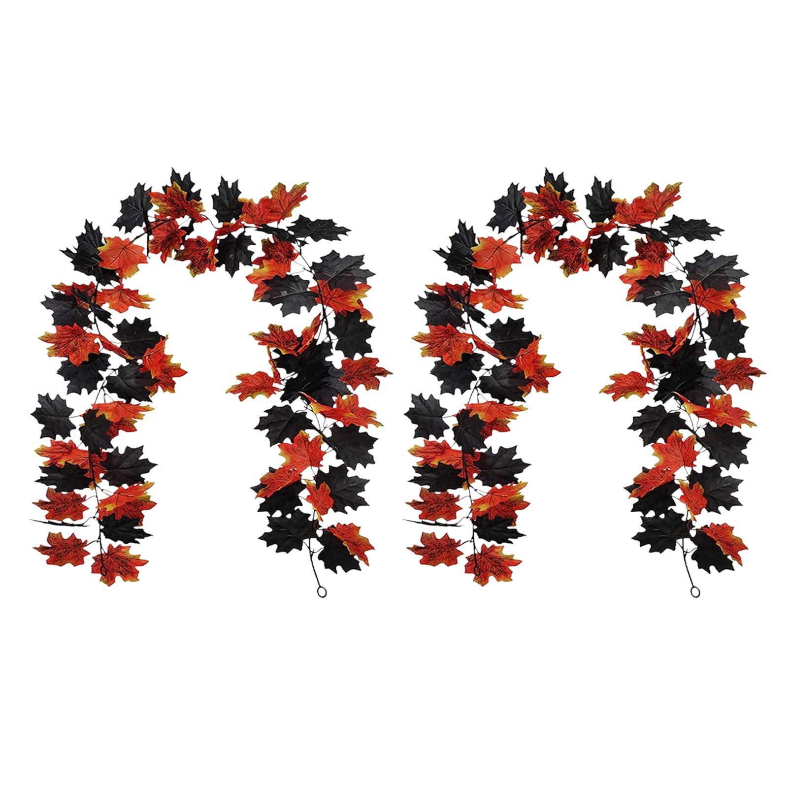 carotoe 2Pcs 69 ' ' Artificial Leaves Vine Hanging Plant for Thanksgiving Wedding Decoration, Artificial Leaves Vine Hanging Plant Thanksgiving Decoration