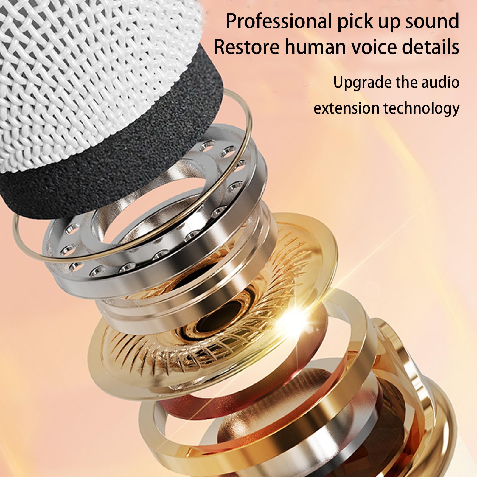 Pequeño altavoz de karaoke, pequeño karaoke con dos micrófonos, micrófonos | de canto portátiles con cable de carga para entretenimiento en el hogar
