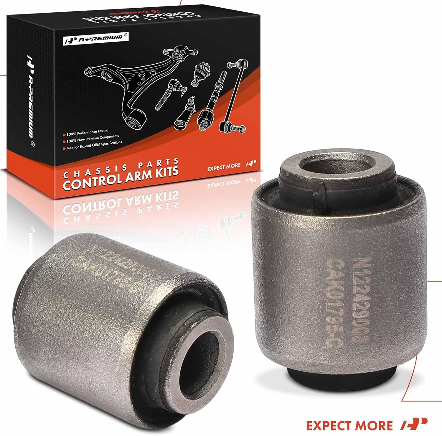 A-Premium 2 x Rear Control Arm Bushing Kit, Compatible with Nissan Altima 2007 2008 2009 2010 2011 2012