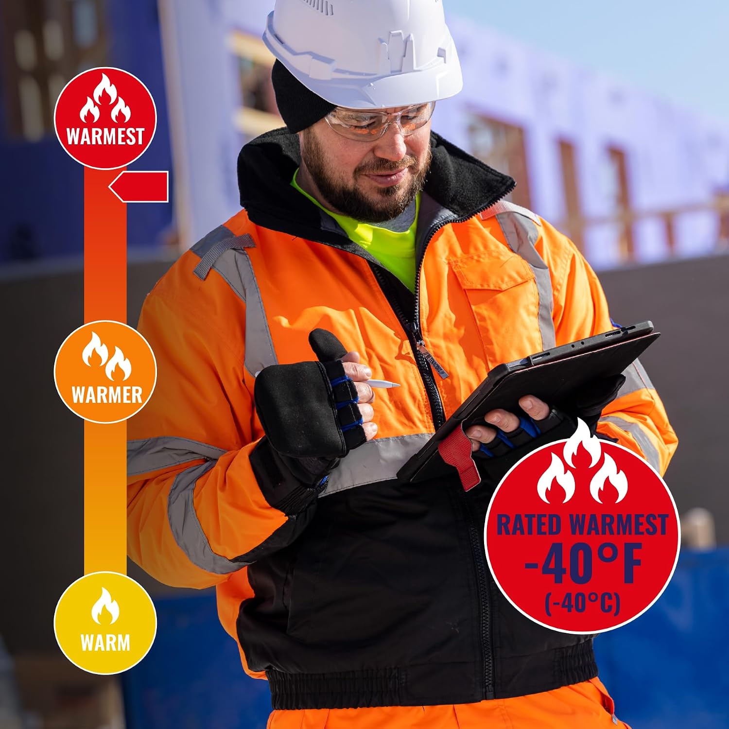 Ergodyne Hi Vis Bomber Safety Jacket image 3