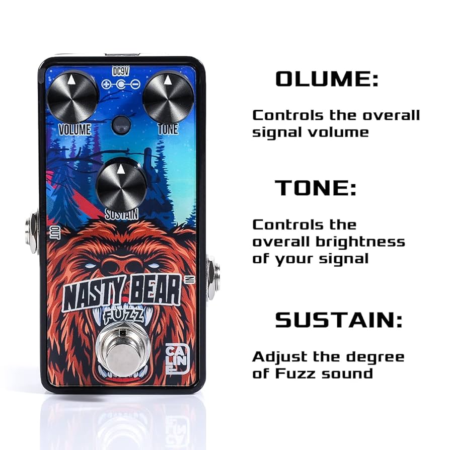 Amazon.com: Caline G014 Guitar Fuzz Pedal Classic G Series