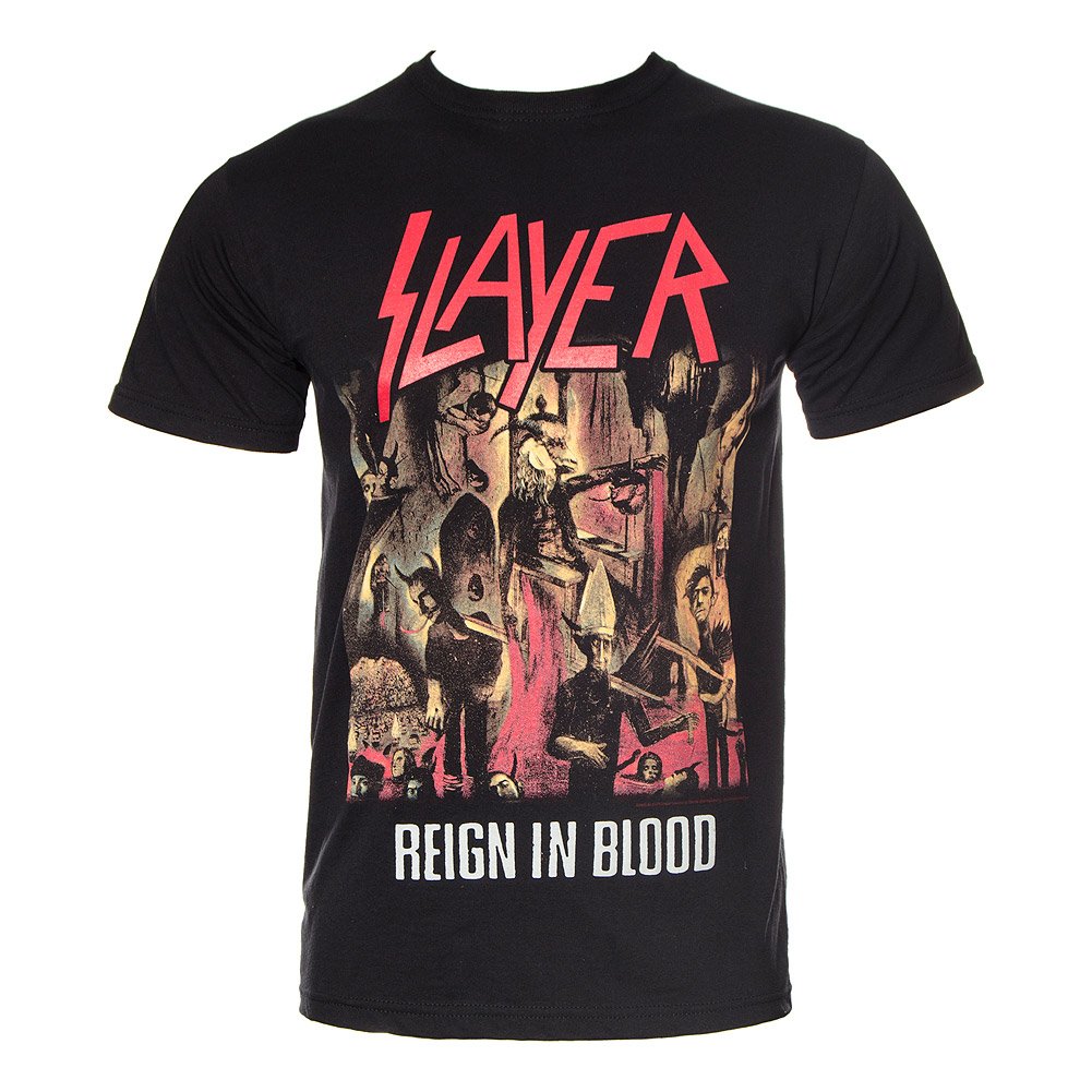 Slayer T-Shirt 80'S Concert 1986-87 Reign in Blood Tour Criminally Insane