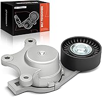 A-Premium Belt Tensioner Pulley Assembly for Ford Explorer Edge Flex Taurus Lincoln MKS MKT - Replaces BT4E6B209CC 7T4E6B209EC V6 3.5L/3.7L