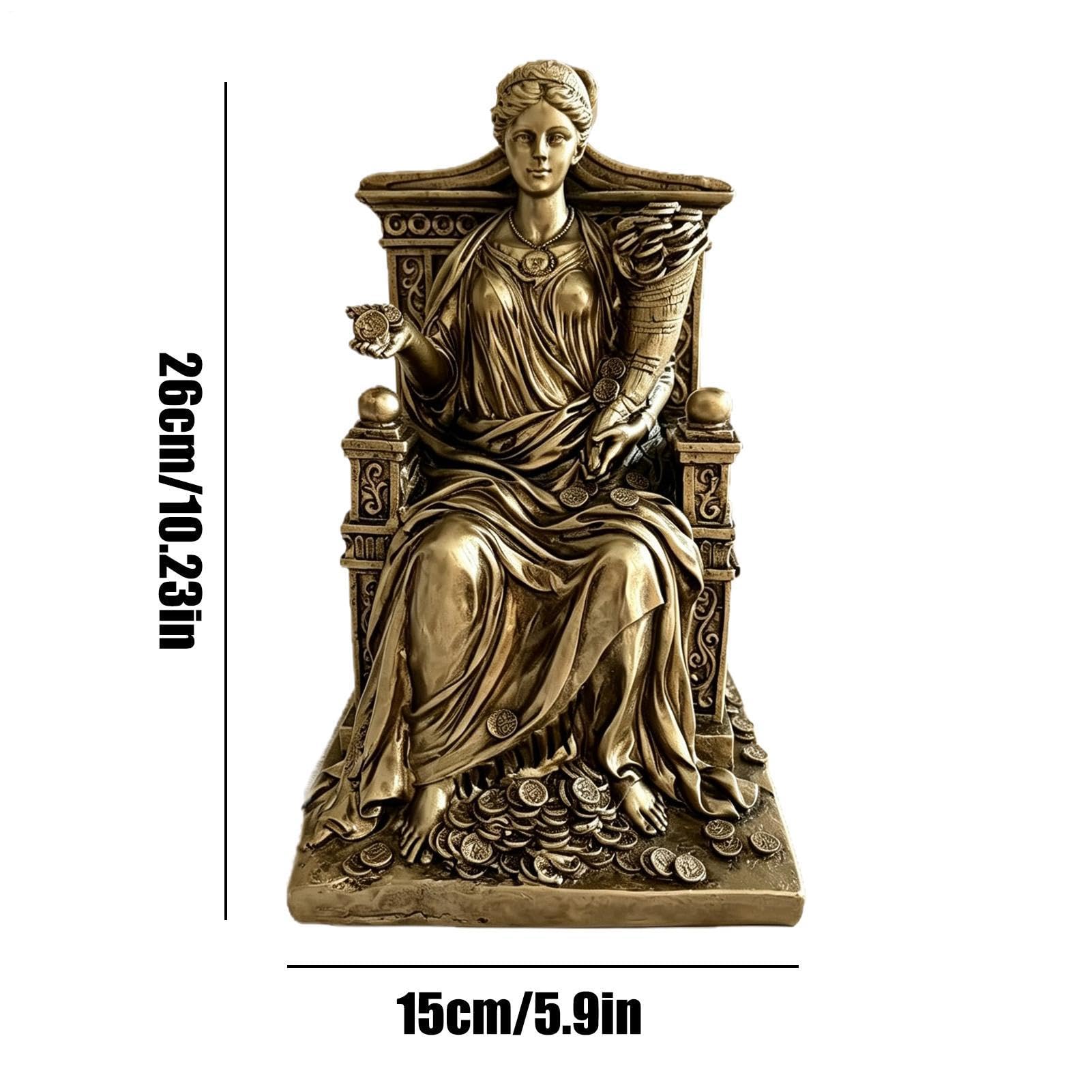 Figura de resina para decoración del hogar, de la riqueza