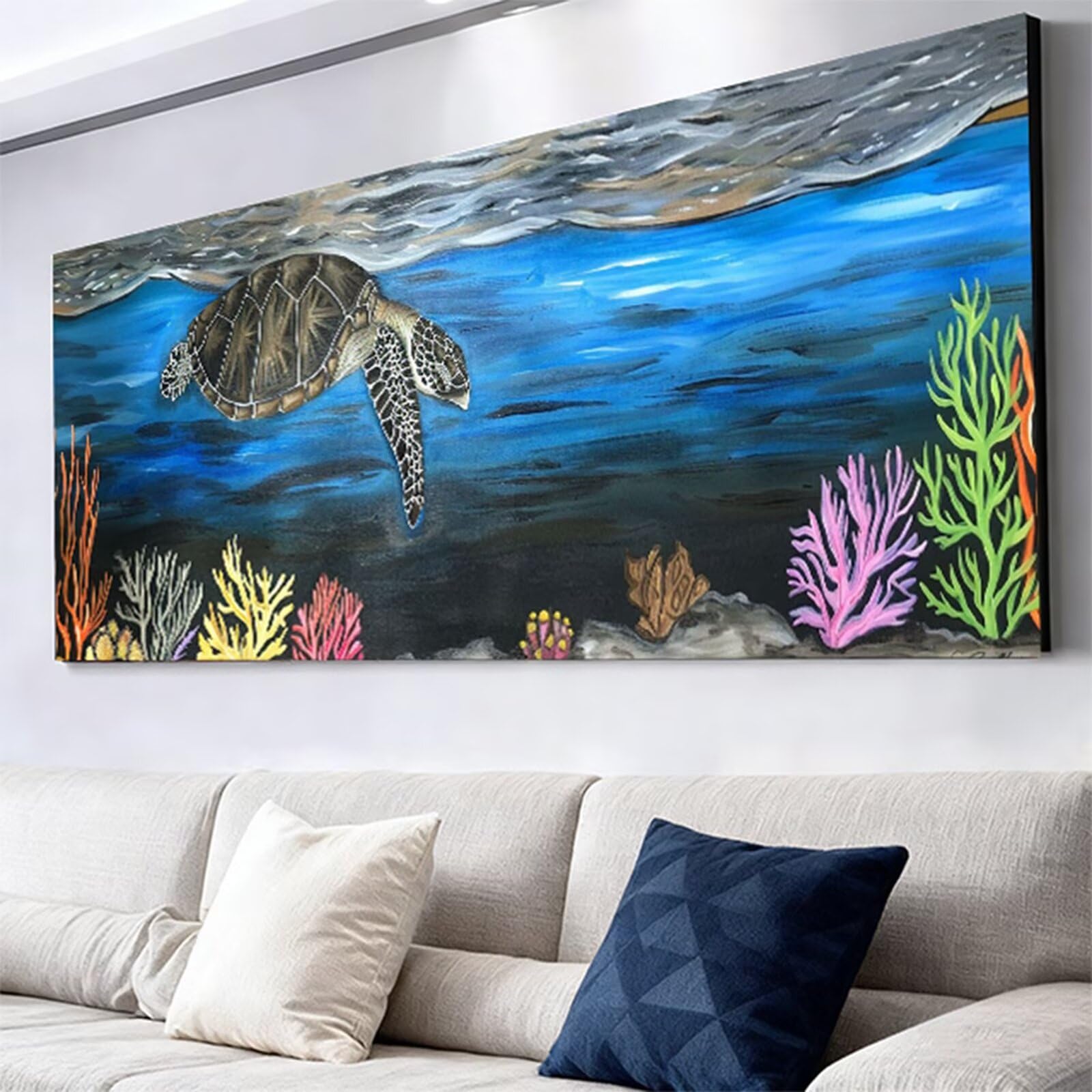 Duże zestawy do malowania diamentami z żółwiem morskim dla dorosłych, sztuka 5D Dimond Art Animal Gem Arts and Crafts dla dzieci, zestaw do haftu krzyżykowego z kryształami górskimi, dekoracja pokoju