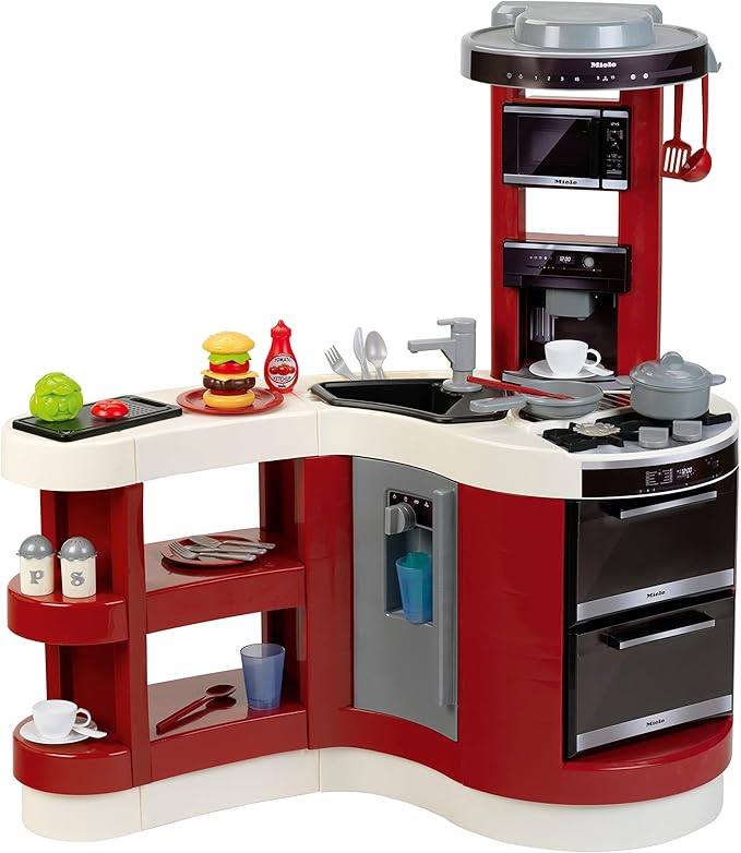 Theo Klein-7101 Miele Cocina Wave Spicy Con Numerosos Accesorios, Cocina Para Niños, Juguete, Multicolor (7101)