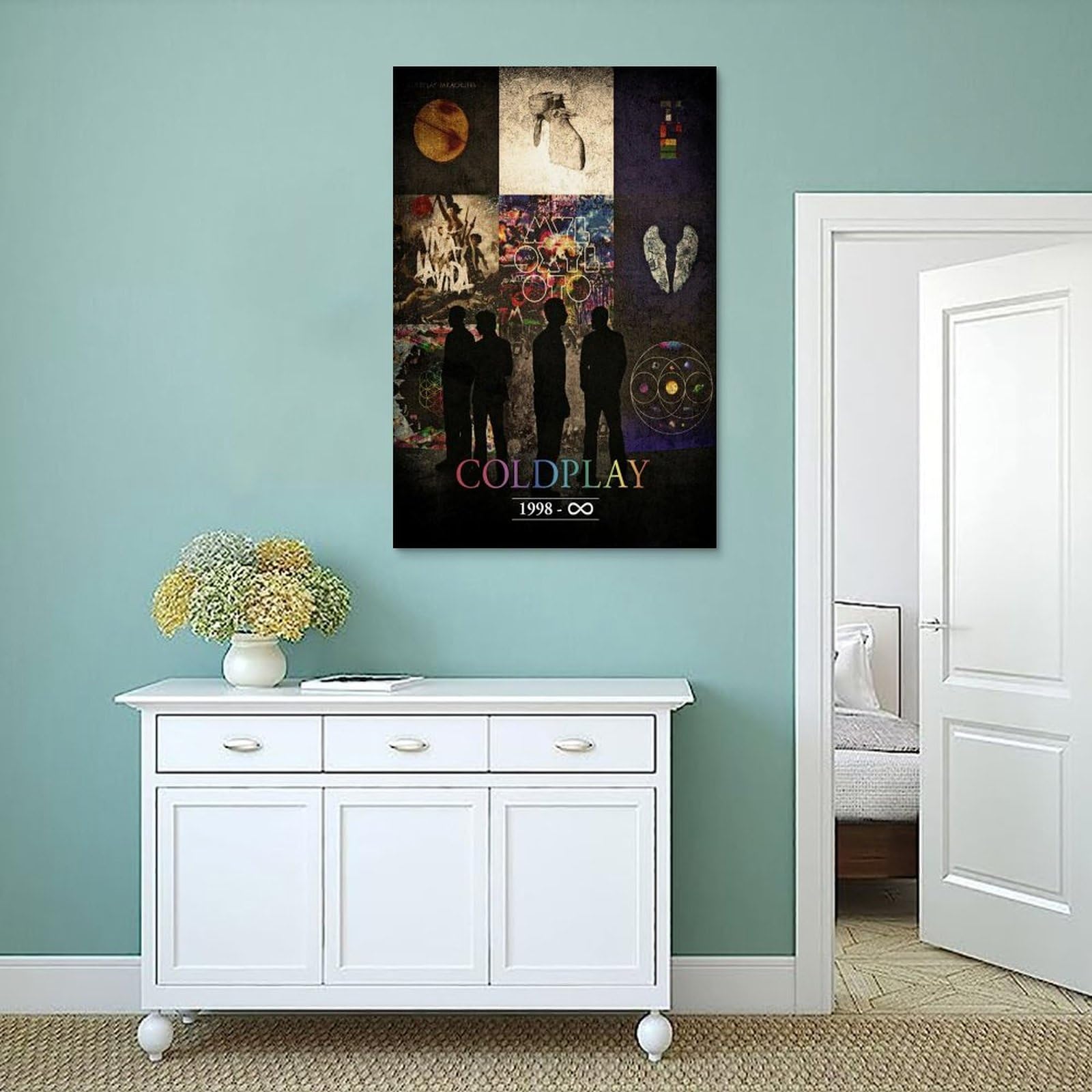Band Poster Coldplay Poster for Art Wall Canvas Pictures for Modern Office Decor Prints 16 x 24 Unframed : Buy Online at Best Price in KSA - Souq is now