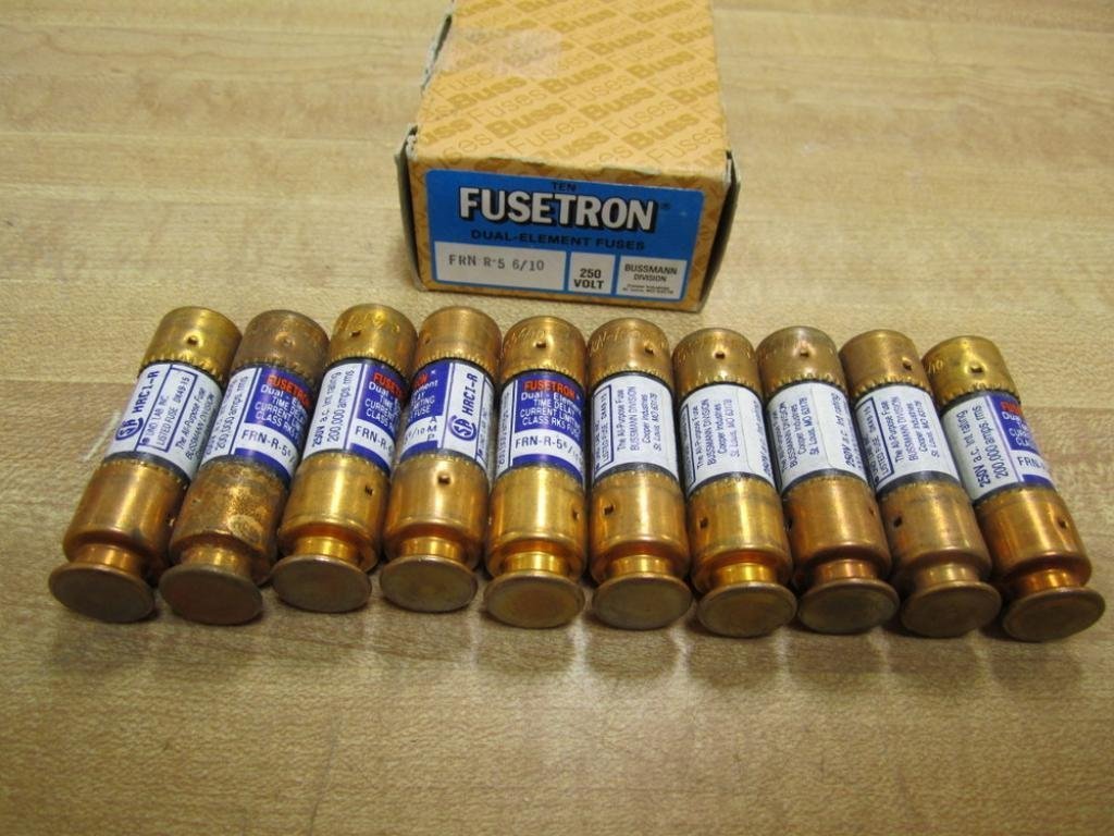 Fusetron FRN-R-5-6/10 Bussmann Fuse Cooper (Pack of 10)