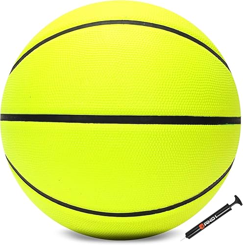 Miniatura 19 de AND1 Fantom Rubber Basketball: Official Regulation Size 7 (29.5 inches) Streetball - Deep Channel Construction, Made for Indoor Outdoor