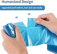 Vista 3 de Bolsas de basura pequeñas de 1.2 galones: Bolsas de basura pequeñas para bolsa de basura de baño, mini forros de basura para baño, dormitorio