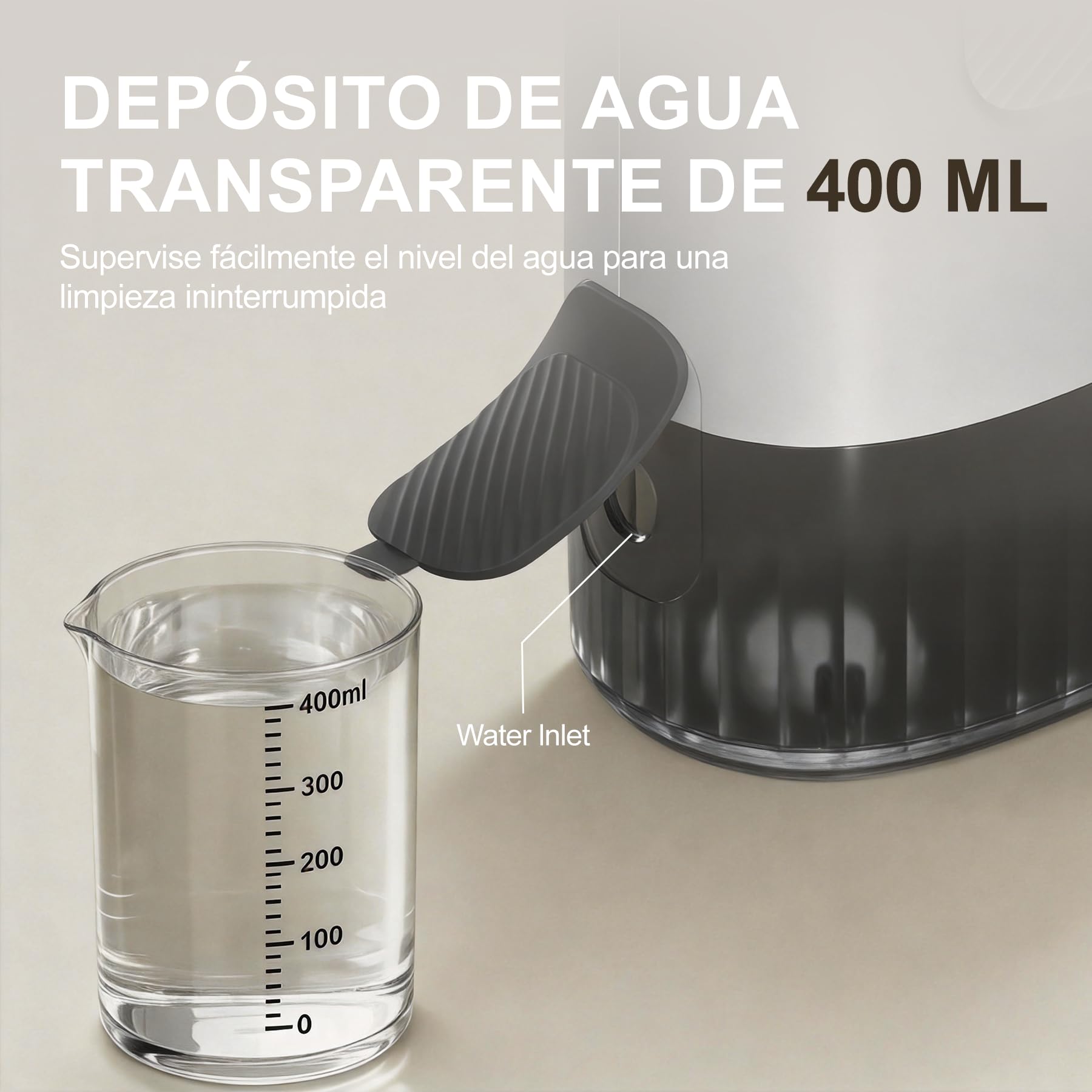 Limpiador a vapor portátil de 1200 W, Vaporeta de Mano con 10 Accesorios, sin Químicos, Calentamiento en 15s, Depósito de 400ml, Apto para Sofás, Cocinas, Alfombras y Juntas de Azulejos