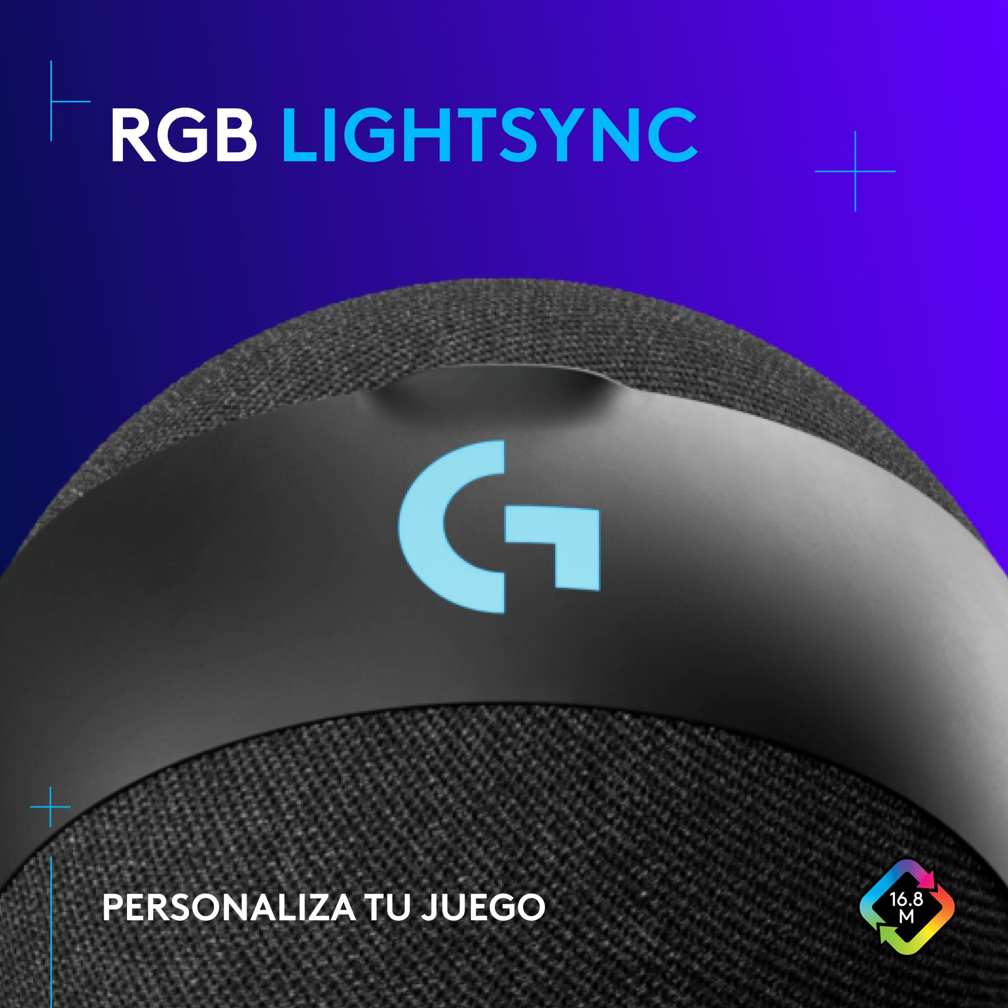 Logitech G Yeti Orb, micrófono Condensador RGB con LIGHTSYNC para Gaming, micrófono USB para Streaming, cardioide, Plug and Play USB para PC/Mac, Negro