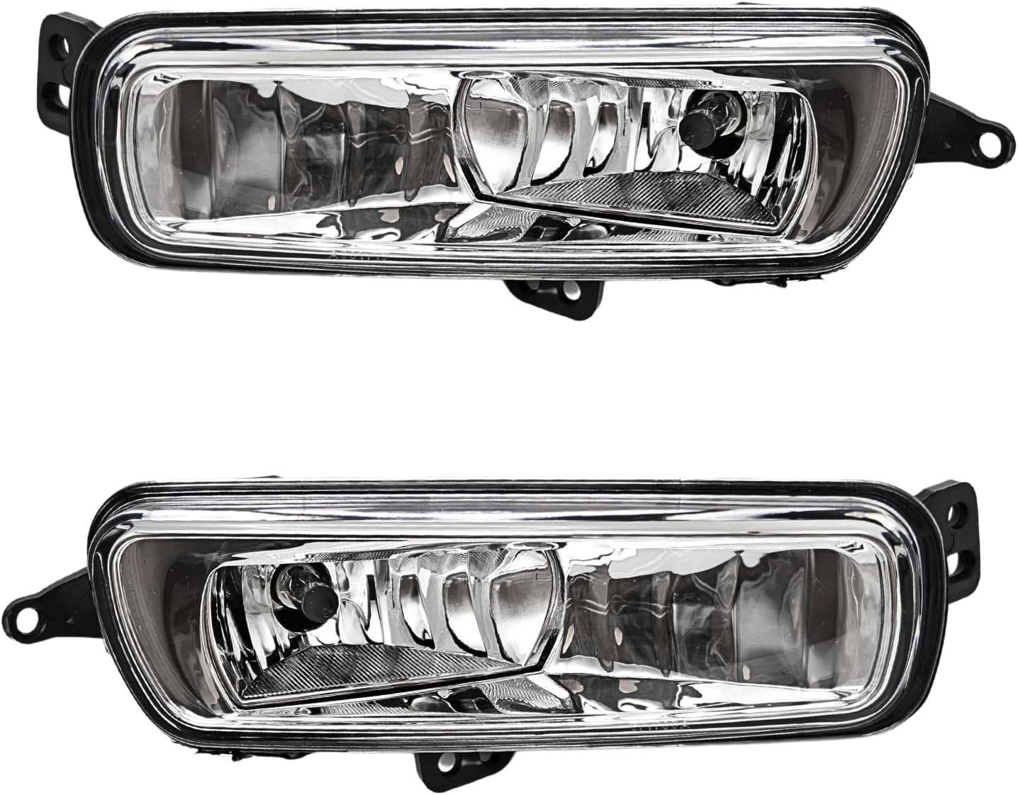 Pair Fog Lights Compatible with 2015-2018 Ford Focus S SE ST Titanium / 2017-2018 Focus SEL With Bulbs