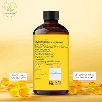 Majestic Pure Vitamin E Oil 100% Pure & Natural Body Oil - 4 Fl Oz