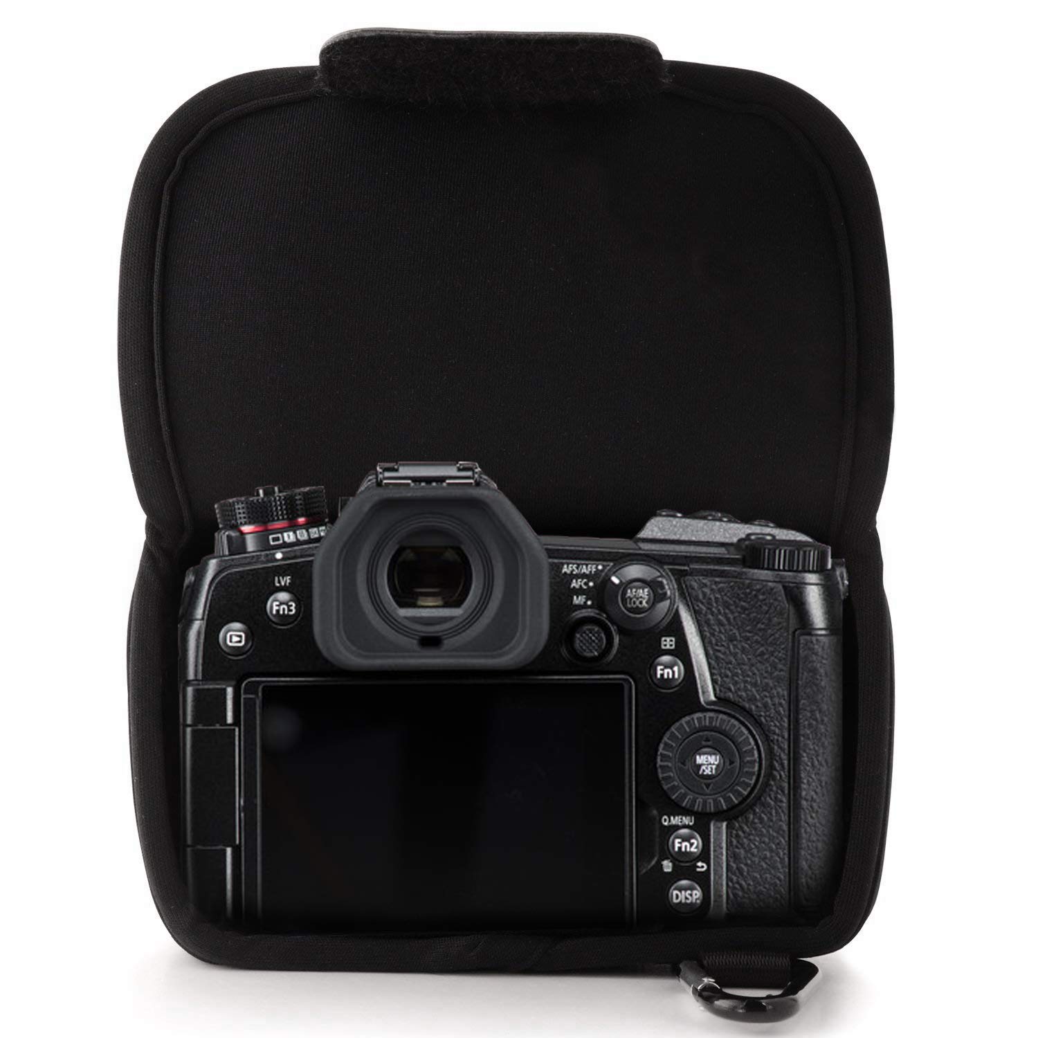 MegaGear Custodia ultra leggera in neoprene per fotocamera compatibile con Panasonic Lumix DMC-GX8 (14-140 mm)