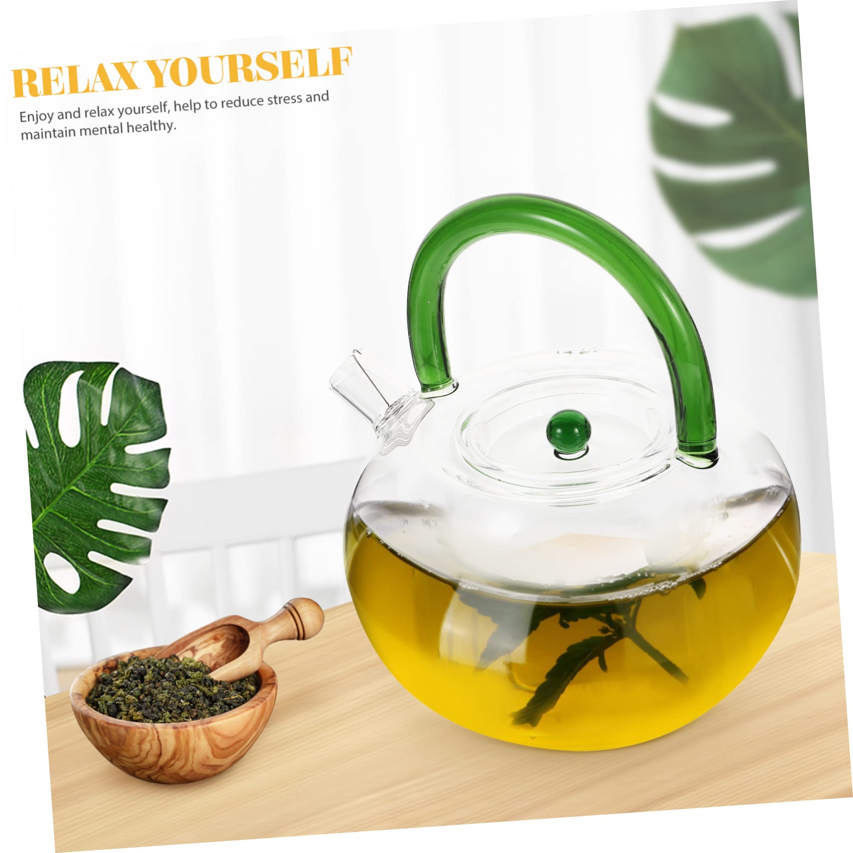 Alipis Bellissimo Bollitore Da Tè in Per Fornello Teiera Con Infusore Da 780 Ml Ideale Per Tè in Fiore Tè in Foglie Sfuse Per La Casa
