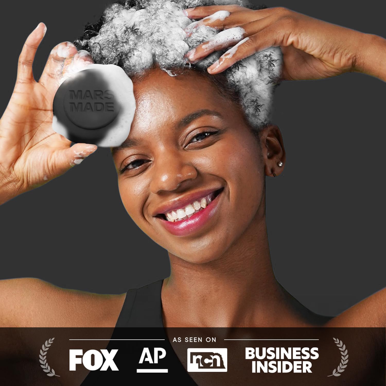 Charcoal Shampoo Bar 2.0 - Hydrating & Moisturizing Natural Hair Soap Bar Shampoo for Excess Oil Build-Up & Scalp Nourishment - Bathing Soap Solid Shampoo for All Hair Types (120g, 4.23oz) - Image 4