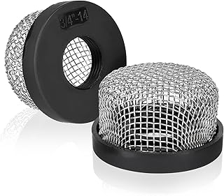 1 Pack Stainless Steel Strainer ¾ Inch -14, Industrial Plumbing Inline, Aerator Screen Wire Mesh Compatible with Livewell Pump, Garden Washers Water Filter Sprayer Garden Hose Suction Line.