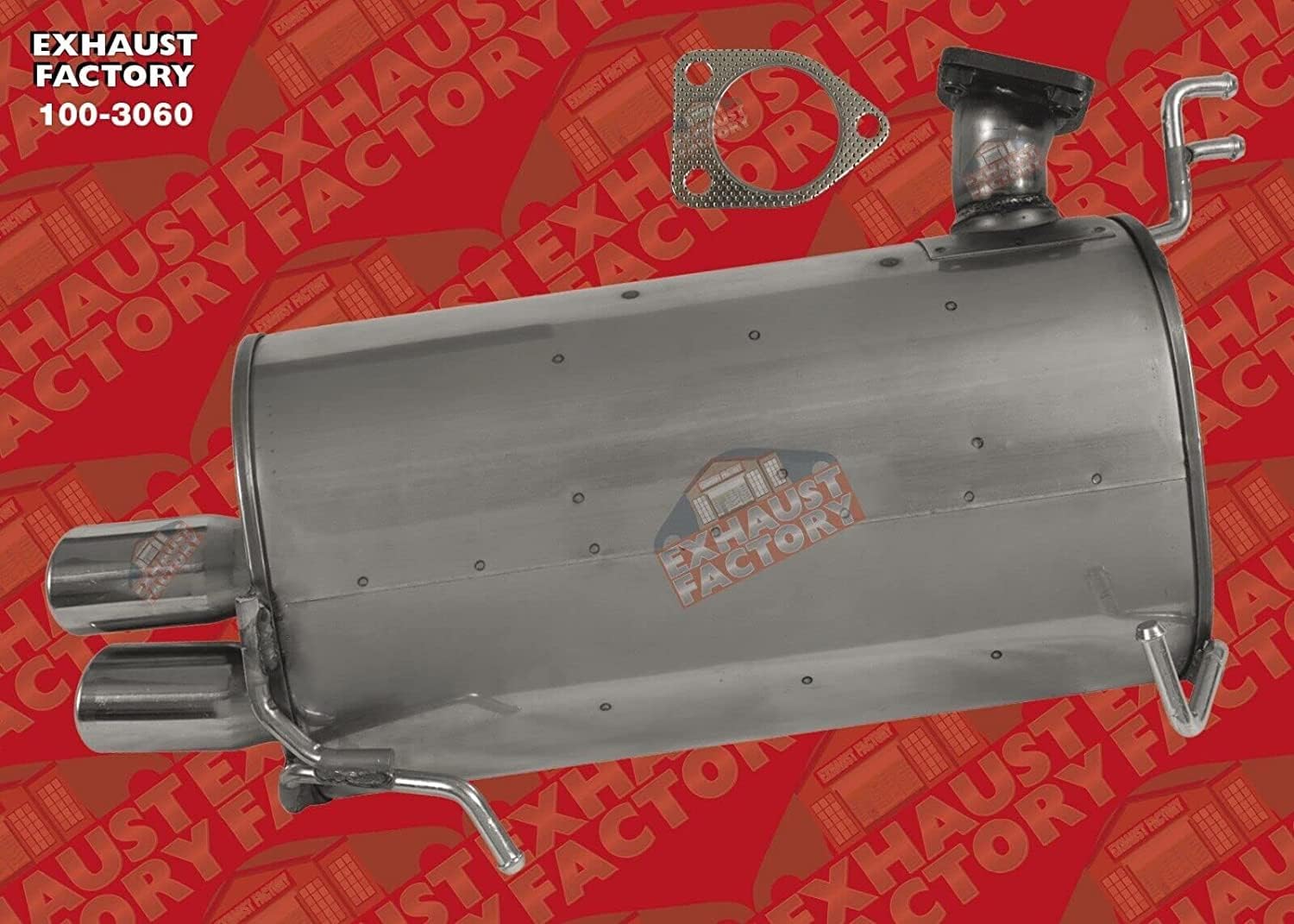 EF 100-3248/3060 CATALYTIC CONVERTER RESONATOR PIPE & MUFFLER ASSEMBLY FITS 2007-2013 MITSUBISHI OUTLANDER 3.0L ENG
